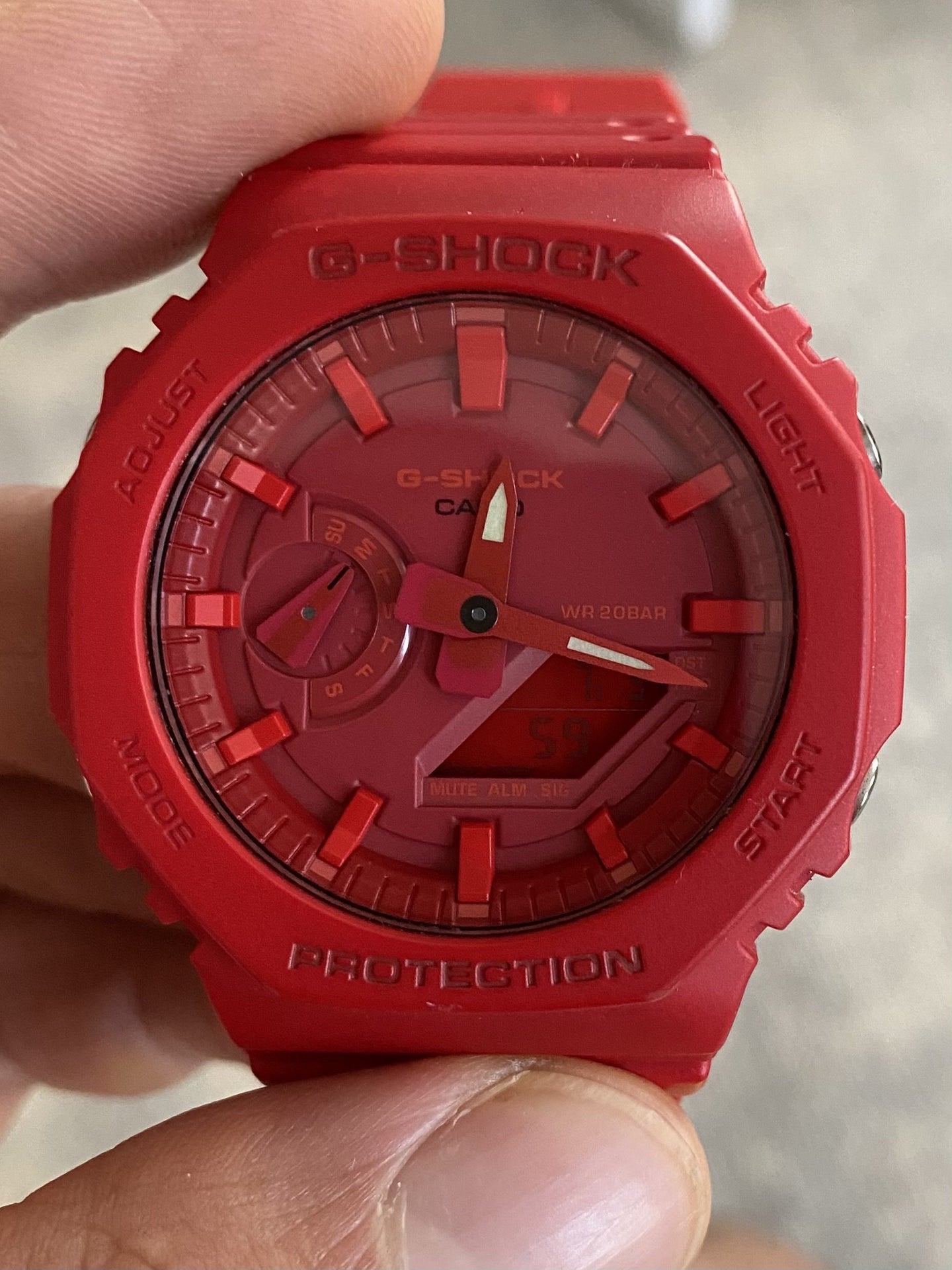 Casio G-Shock “casioak” red ha-2100-4acr | WatchUSeek Watch