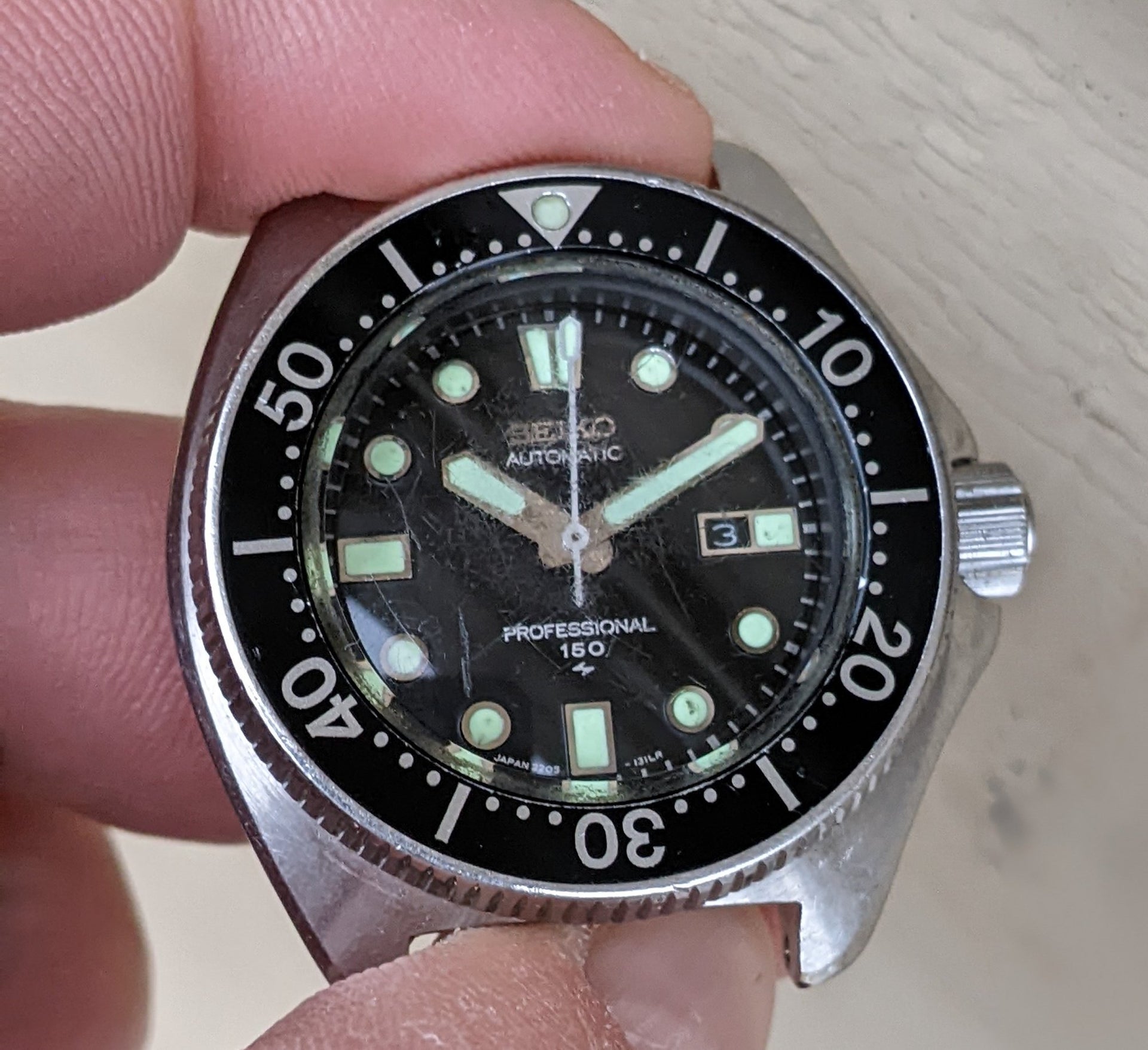 SOLD* Vintage Seiko Hi-Beat “Lady Diver”/”Baby MarineMaster”/”Mini  Apocalypse” - 2205-0760 - Excellent Running Condition - 0001 SERIAL! |  WatchUSeek Watch Forums