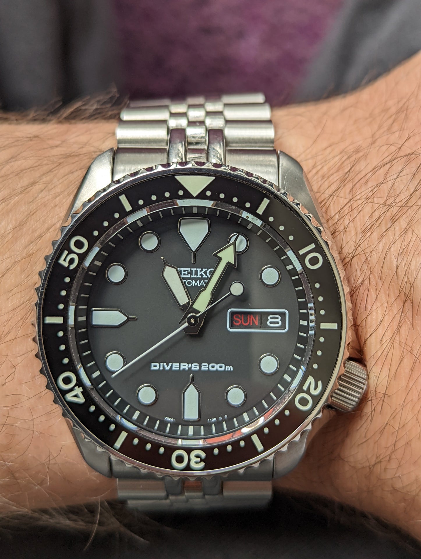 Does seiko lume fade towards white over the years? | WatchUSeek Watch Forums