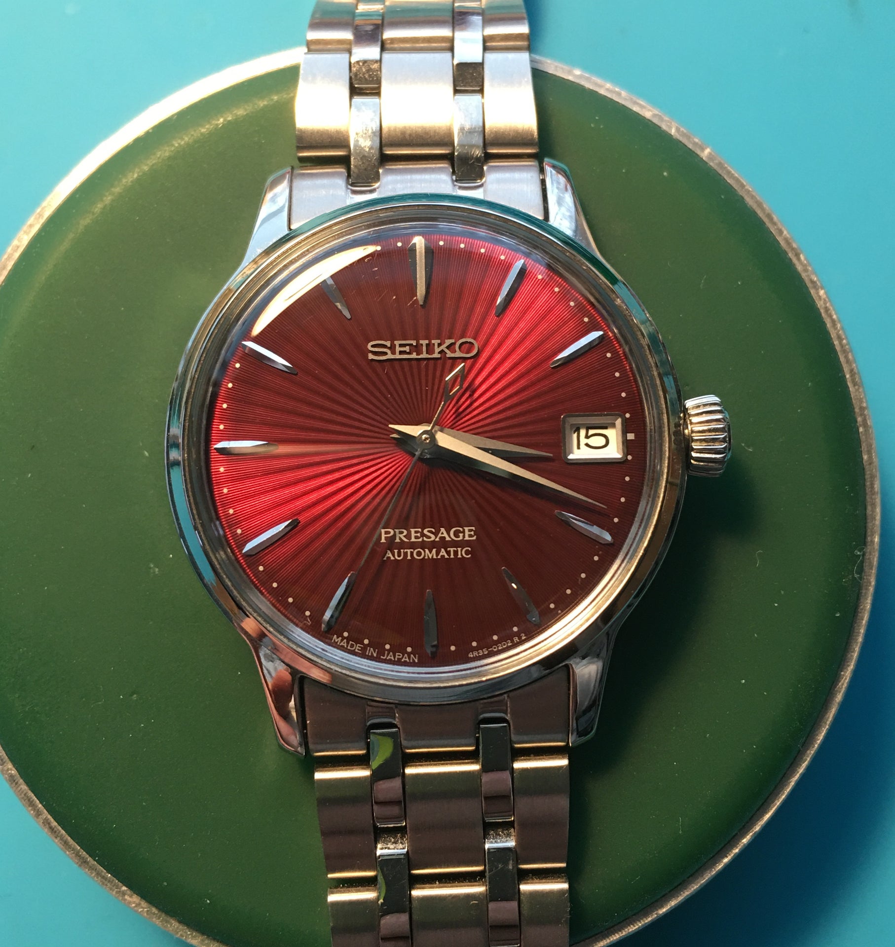 WTS] Seiko Presage SRP853J1 Kir Royal, red dial Cocktail Time. Almost new!  Box & papers. | WatchUSeek Watch Forums