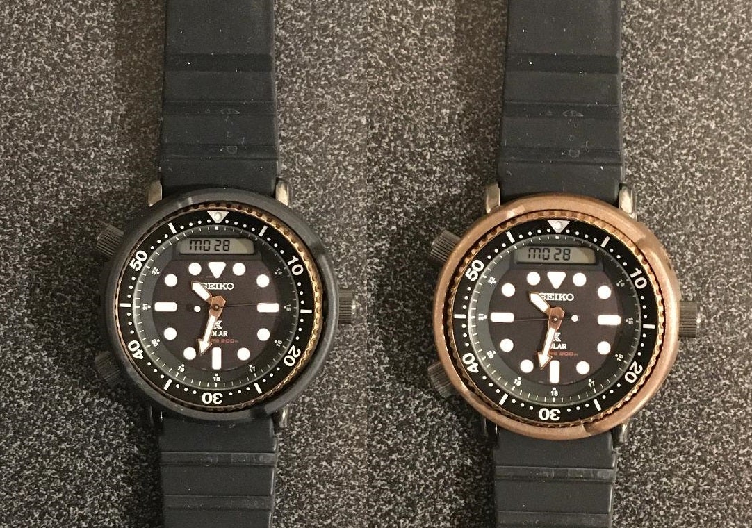 Added a Bronze Shroud to the New Arnie SNJ028 - Yea or Nay - what do you  say ? | WatchUSeek Watch Forums