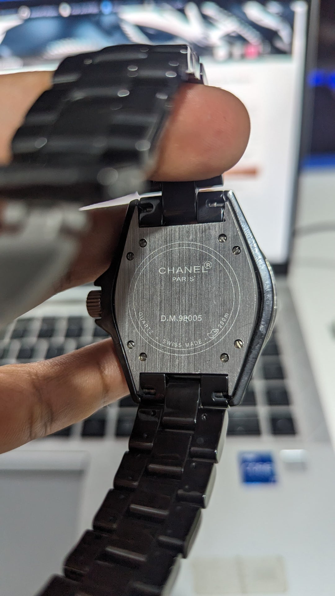 Chanel J12 42mm men's watch H3131 matte black ceramic date automatic s