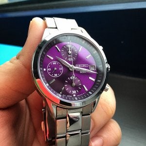 Seiko SNDY11P1 Stainless-Steel with Purple Dial. | WatchUSeek Watch Forums